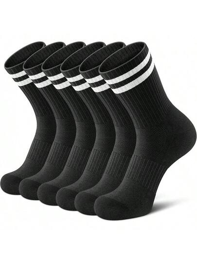 Black With White Striped-12-14