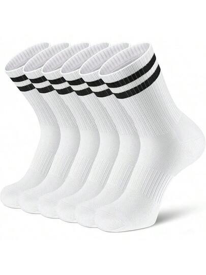 White With Black Striped-12-14