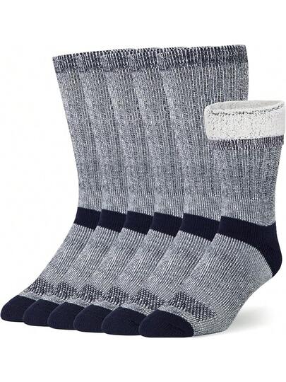 E26-charcoal Blue (3 Pairs)-Large-x-large