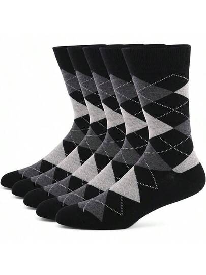 Black Argyle-8-12