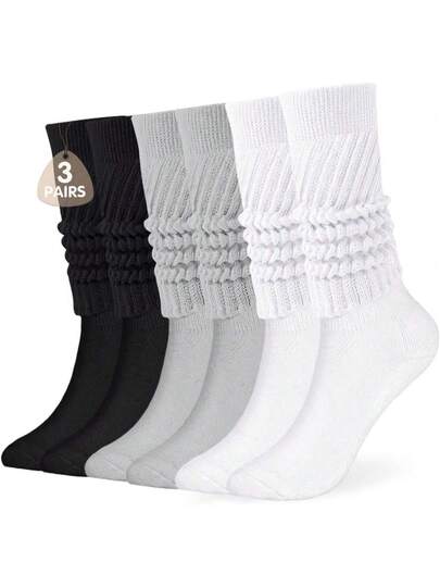 Black*1+white*1+gray*1-One Size