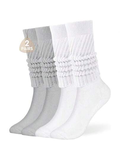White*1+gray*1-One Size