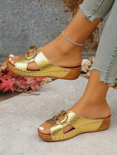 Gold Crocodile Pattern-EUR36